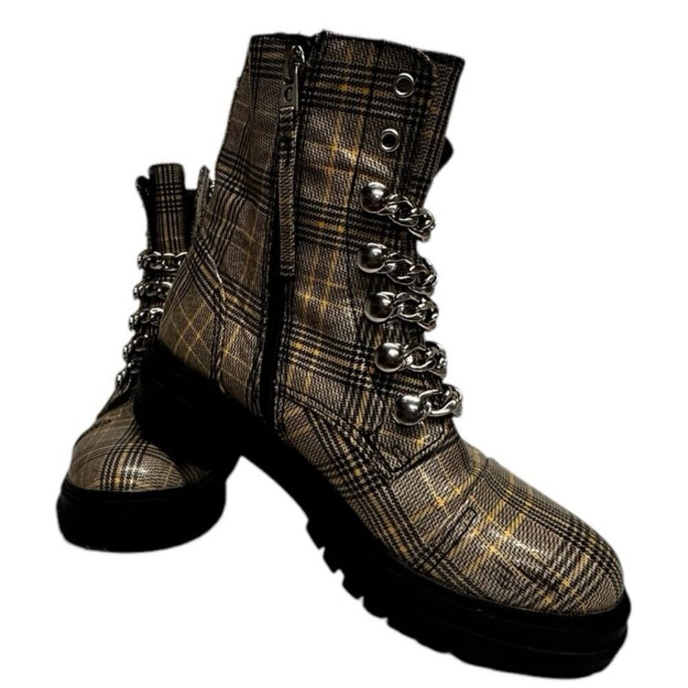 Circus by Sam Edelman Women's Gili Fashion Boot, Yellow Multi Zip Up Size 6.5 - Picture 12 of 12